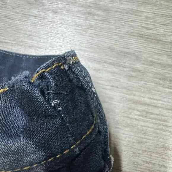 Levi’s American Vintage Denim Distressed Shorts Tie Dye Splatter Cut Off Size 31 - Picture 4 of 7